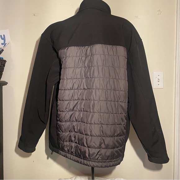 Reebok women’s black puffy coat size large - Picture 2 of 4